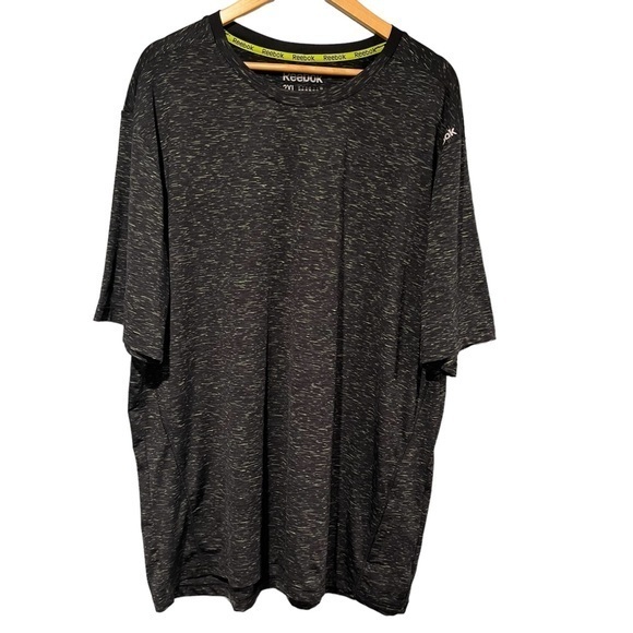 Reebok Other - Reebok Mens XXL Black Space Dye Speedwick Athletic T-Shirt #310